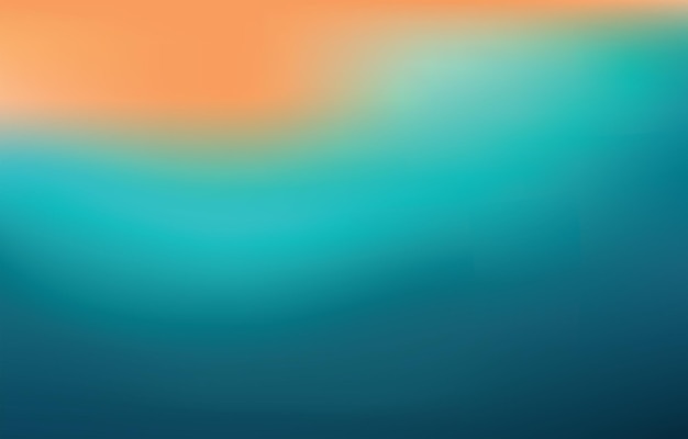 Diseño de telón de fondo de color azul azul naranja con gradiente de color