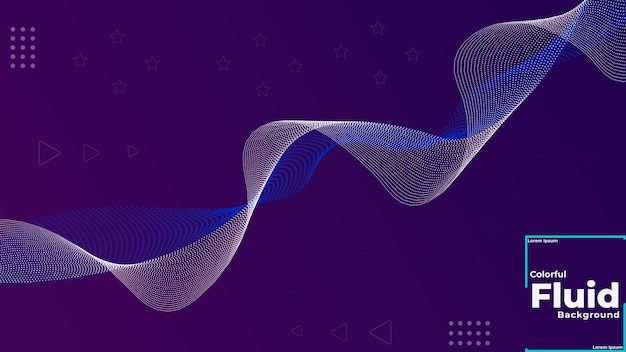 Diseño de tema de fondo de forma de círculo geométrico degradado de vector moderno con vector de fondo clásico