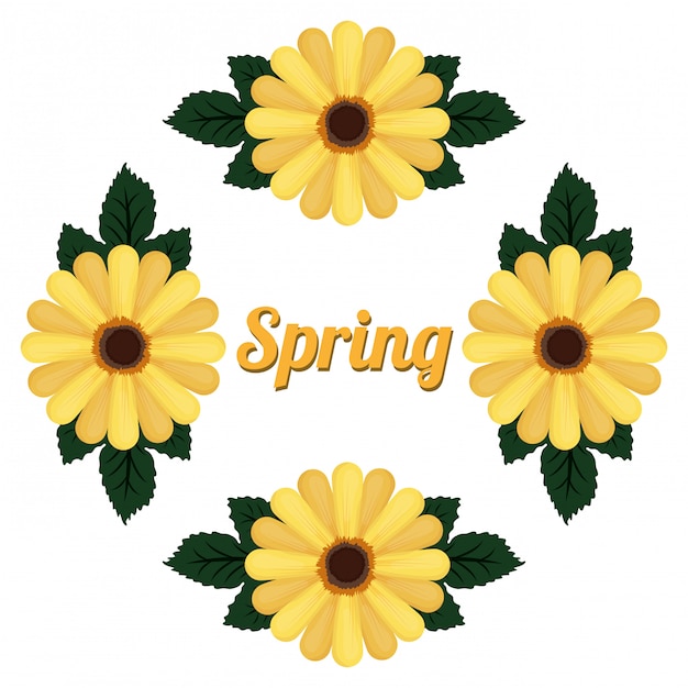 Diseño de la temporada de primavera