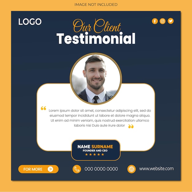 Diseño del testimonio del cliente