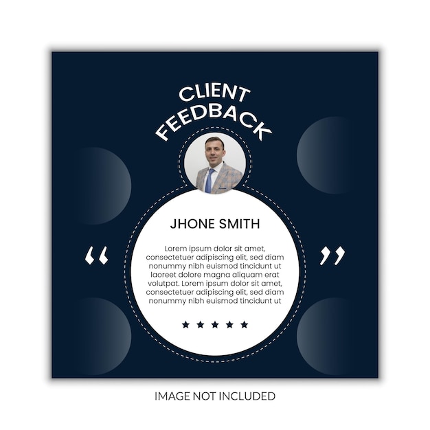 Diseño de testimonios o comentarios de clientes en las redes sociales