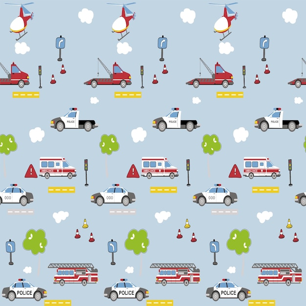 Diseño textil digital para niños patrón de diseño