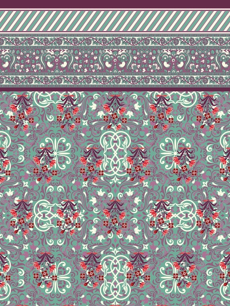 Diseño textil Diseño digital Tela Impresión papel tapiz Diseños de camisas de stock