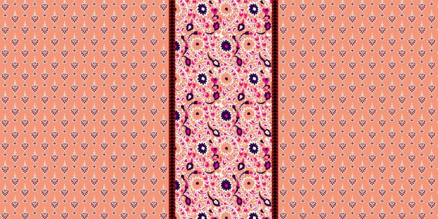 Diseño textil Diseño digital Tela Impresión papel tapiz Diseños de camisas de stock
