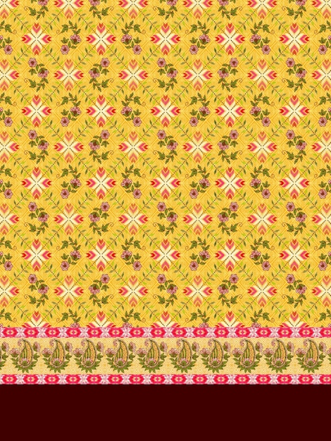 Vector diseño textil kurti diseño de impresión digital diseño de trajes para mujeres pakistaníes diseño para impresión