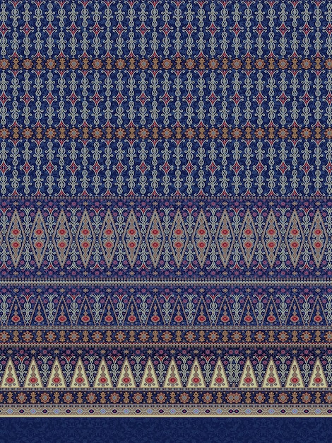 Diseño textil Kurti Diseño de impresión digital Diseño de trajes para mujeres pakistaníes Diseño para impresión