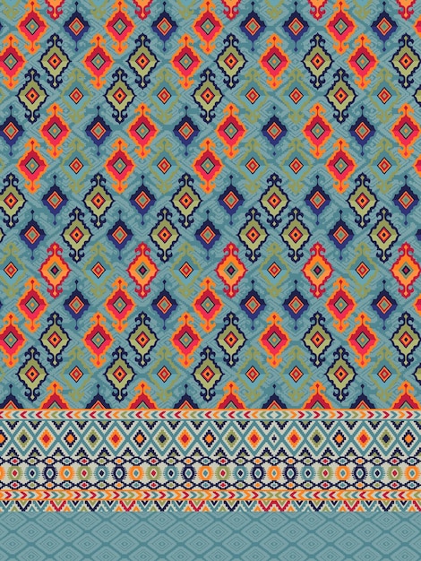 Vector diseño textil kurti diseño de impresión digital diseño de trajes para mujeres pakistaníes diseño para impresión