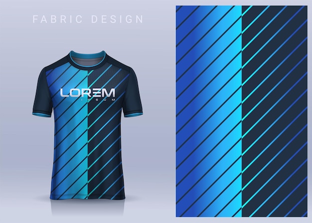 Diseño textil de tela para camiseta deportiva Maqueta de camiseta de fútbol para club de fútbol