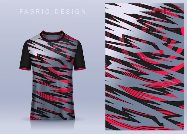 Diseño textil de tela para camiseta deportiva maqueta de camiseta de fútbol para club de fútbol