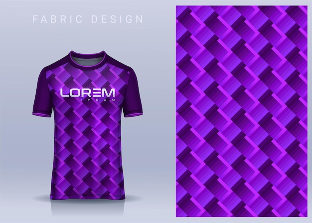 Diseño textil de tela para camiseta deportiva plantilla de camiseta de fútbol para vista frontal del uniforme del club de fútbol