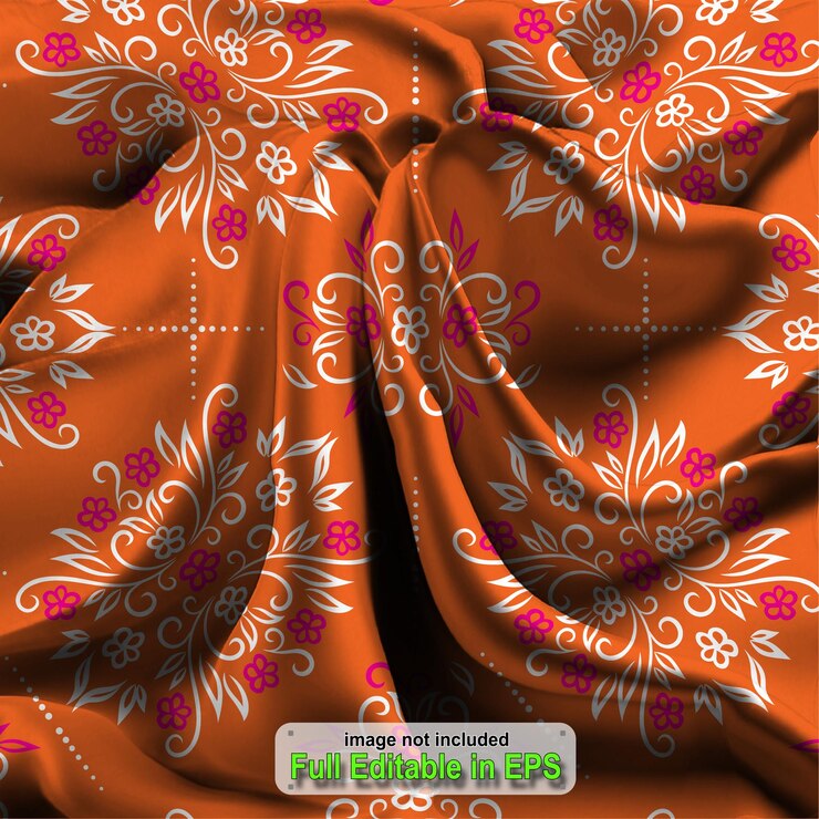 Vector diseño textil de todo el cuerpo un patrón de tela sin costuras impresión de fondo abstracto