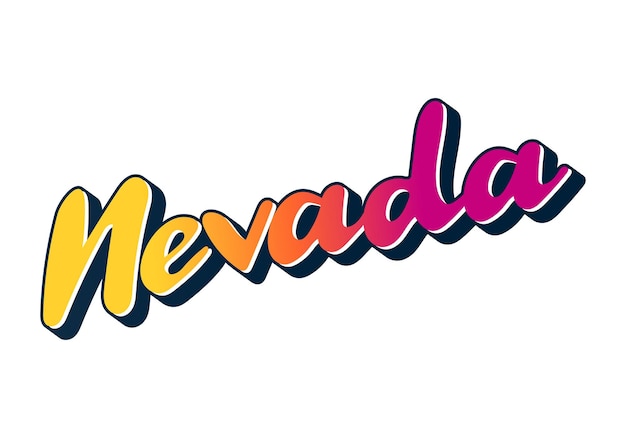 Diseño de texto de nevada. caligrafía vectorial. cartel de tipografía. utilizable como fondo.