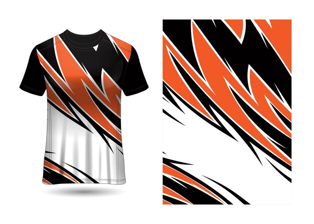 Diseño de textura abstracta de Jersey deportivo para juegos de carreras de ciclismo de motocross Vector