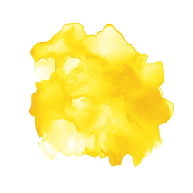 Vector diseño de textura de color agua amarillo aislado en blanco