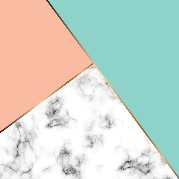 diseño de textura de mármol con líneas geométricas doradas, superficie de veteado en blanco y negro