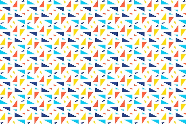 Diseño de textura de vector de patrón de triángulos coloridos