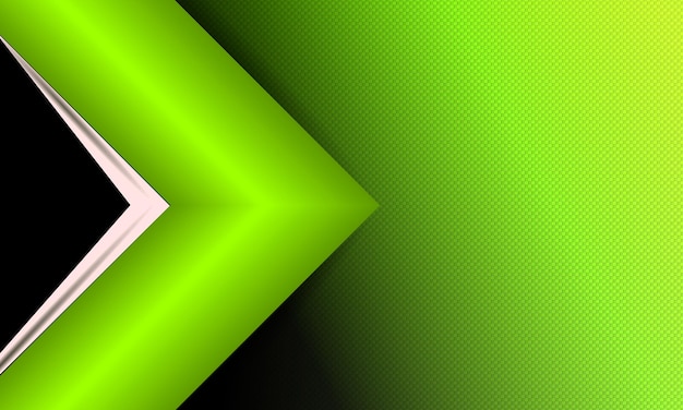 Vector diseño textural abstracto geométrico con una flecha verde