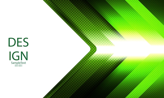 Diseño textural abstracto geométrico con flechas de sombra verde