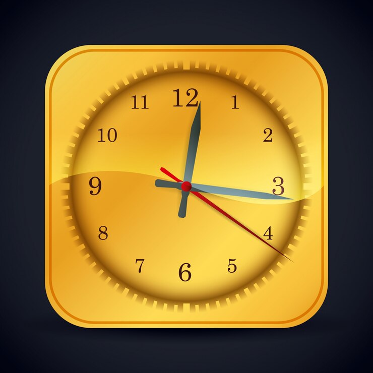 Vector diseño del tiempo, ilustración vectorial.