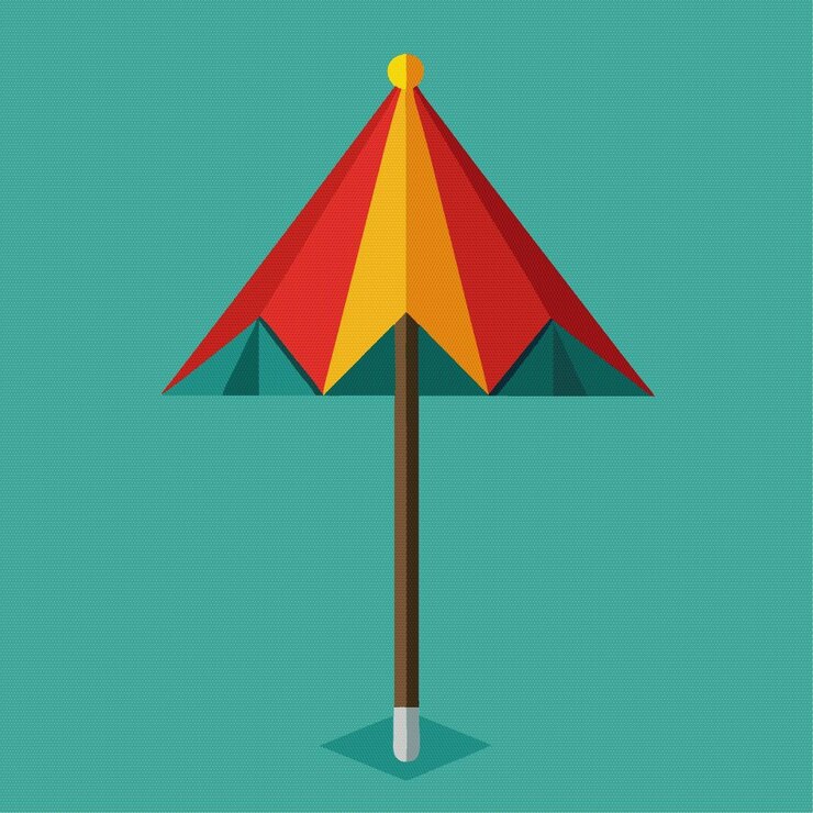Vector diseño de la tienda de campaña