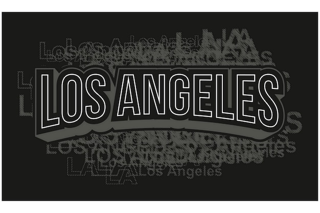 Diseño de tipografía abstracta de cepillo de los ángeles en ropa de camiseta de ilustración vectorial y otros usos