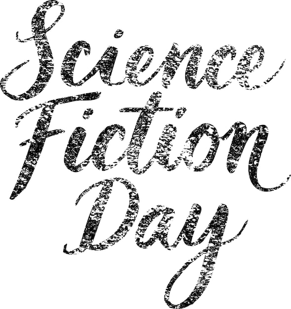 Diseño de tipografía con estilo y angustia para el Día de la Ciencia Ficción