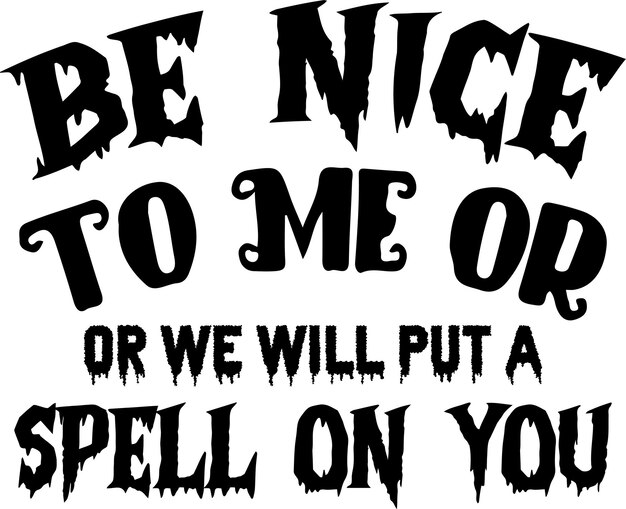 Diseño de tipografía de Halloween