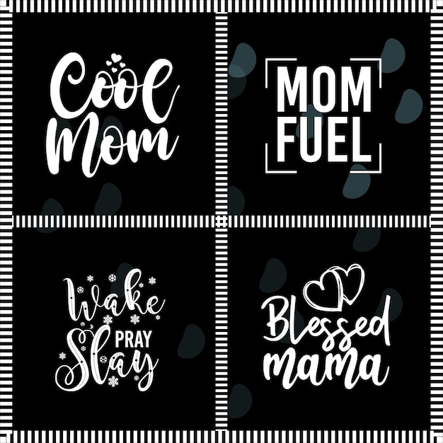 Diseño de tipografía de mamá