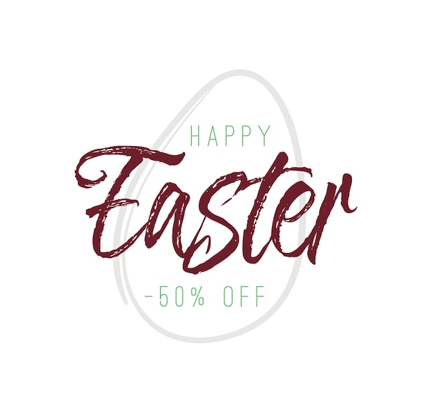 Diseño de tipografía de Pascua