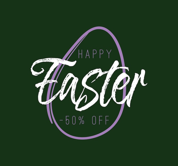 Diseño de tipografía de Pascua
