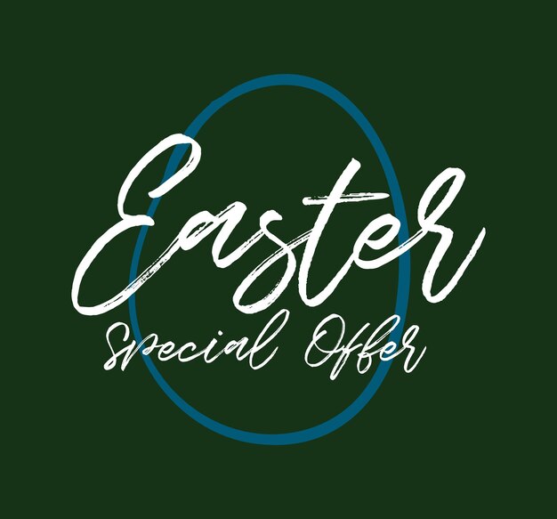 Diseño de tipografía de Pascua
