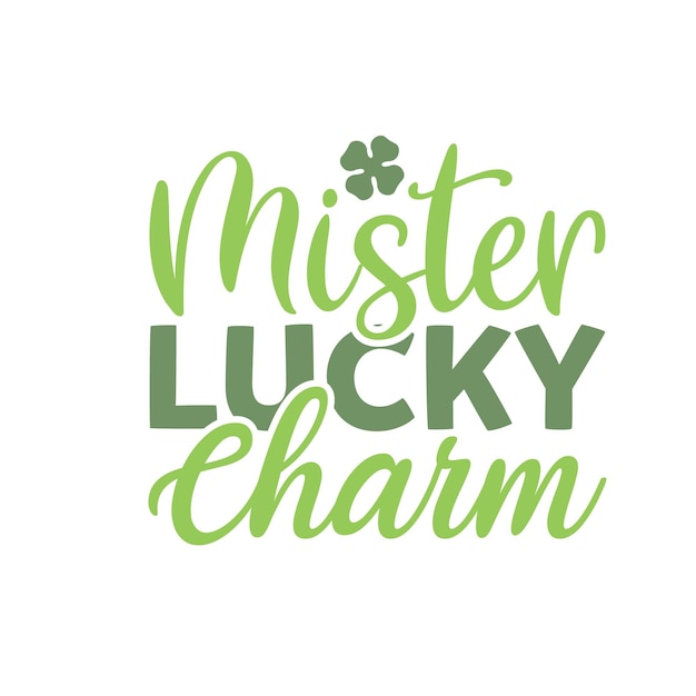 Diseño tipográfico de la camiseta del día de San Patricio