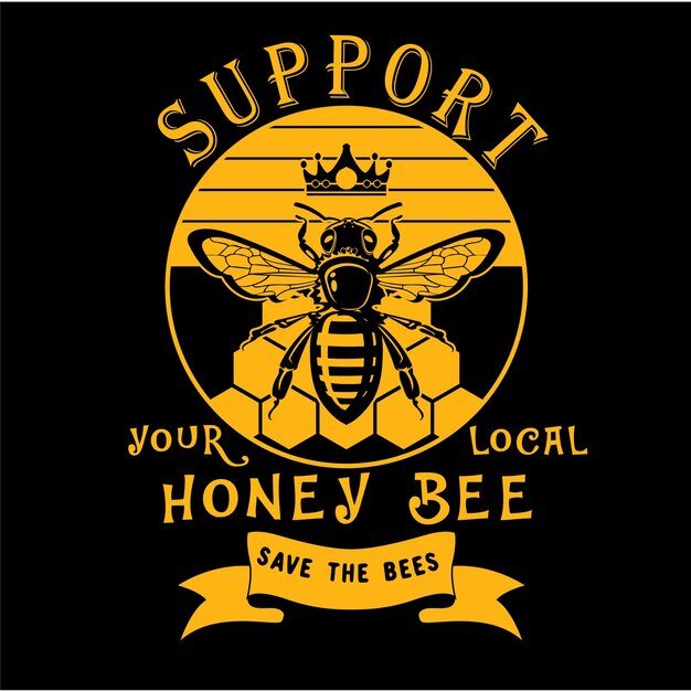 Diseño tipográfico de la camiseta Svg