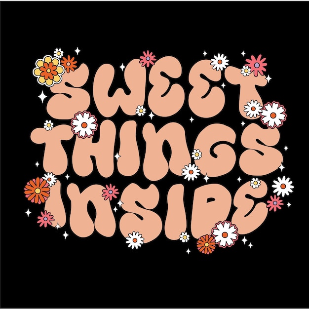 Diseño tipográfico de camisetas retro hippie svg