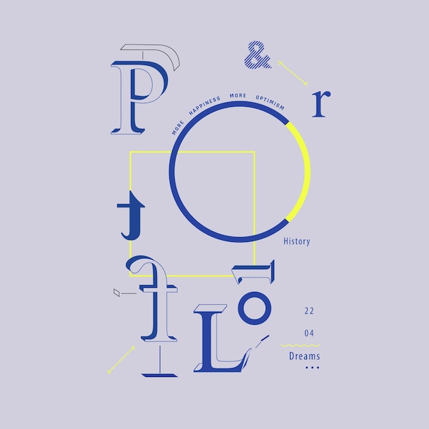 Diseño tipográfico moderno y elegante Diseño gráfico vectorial Diseño de moda