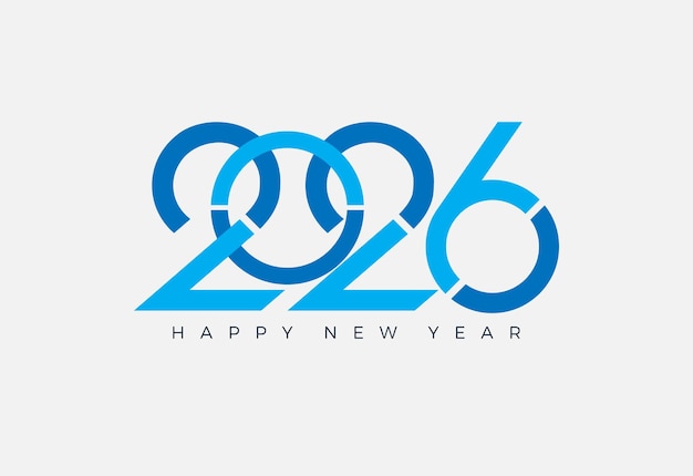 Diseño tipográfico para el nuevo año 2026