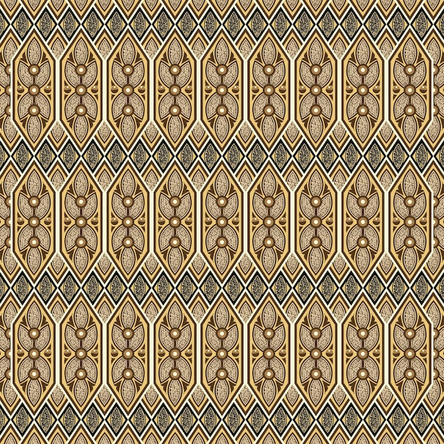 Diseño tradicional batik de Indonesia