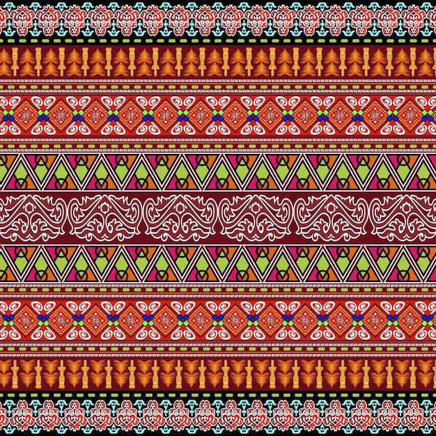 Diseño tradicional batik de Indonesia