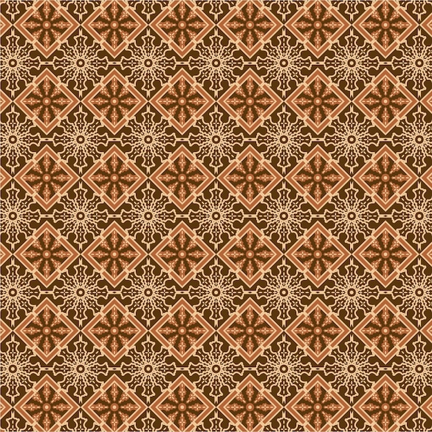 Diseño tradicional batik de Indonesia