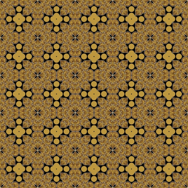 Diseño tradicional batik de Indonesia