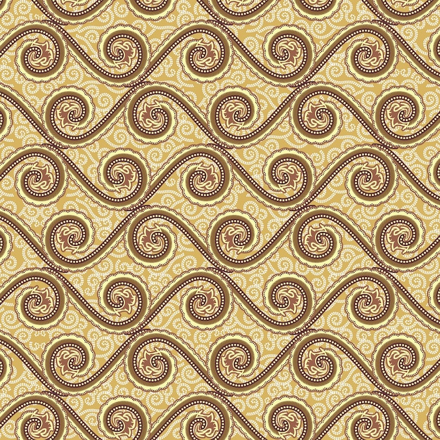 Diseño tradicional batik de Indonesia