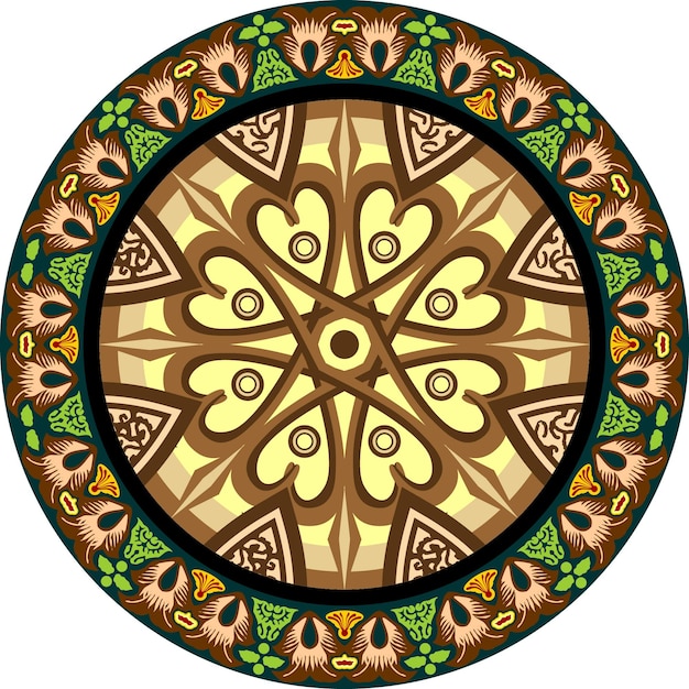Diseño tradicional batik de Indonesia