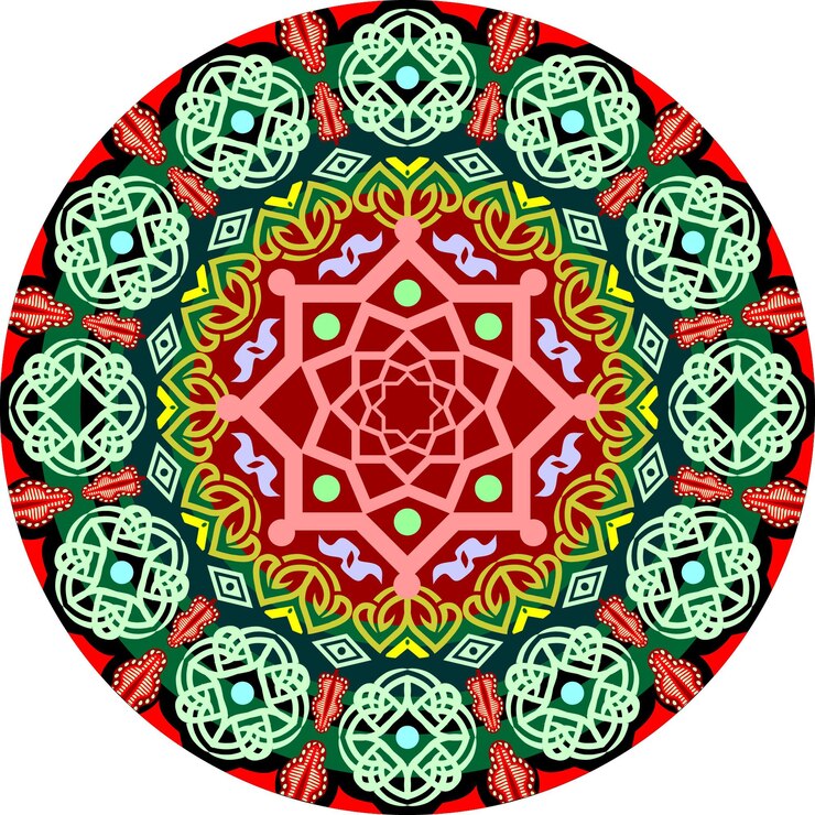 El diseño tradicional de Batik de Indonesia