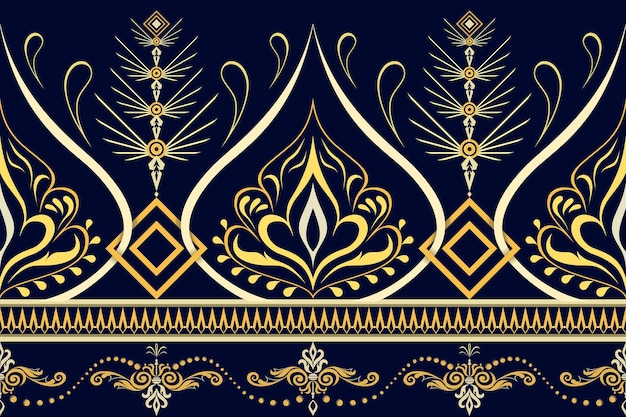 Diseño tradicional de ikat oriental étnico étnico para fondo, alfombra, papel tapiz, ropa