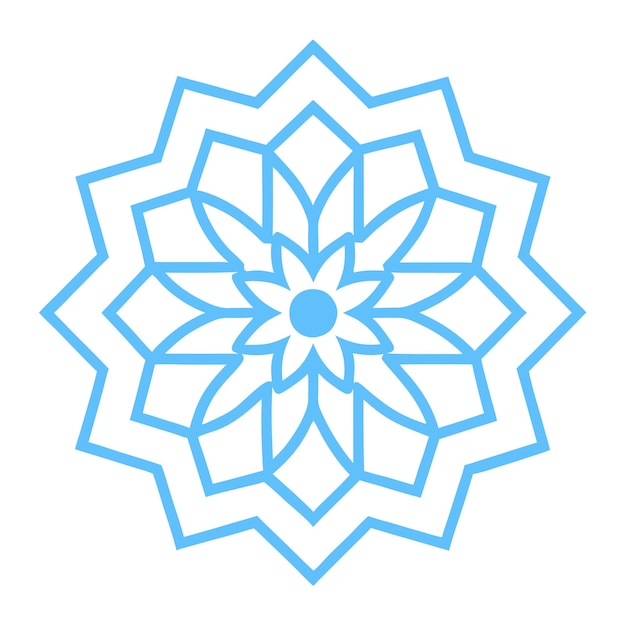 Diseño tradicional islámico de mandalas con patrones abstractos