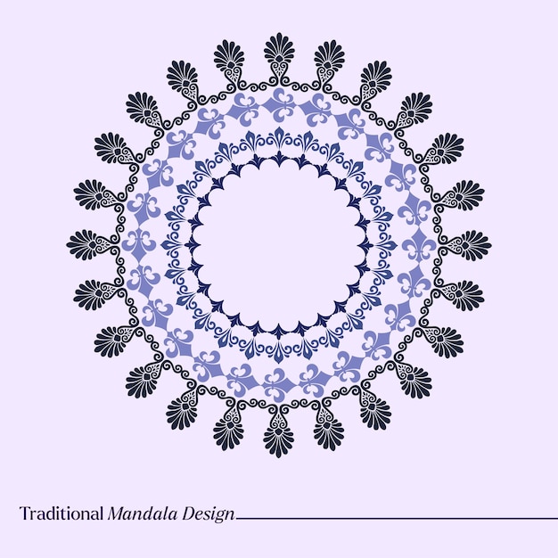 Diseño tradicional del mandala