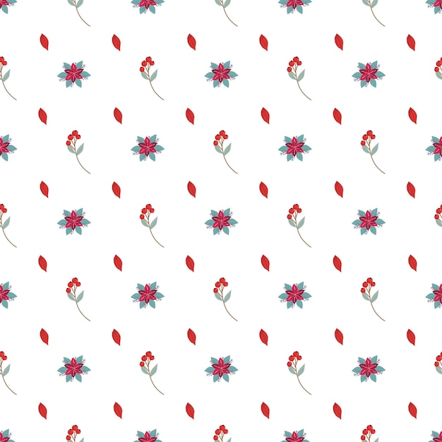 Diseño tradicional de patrones vectoriales en la Navidad de diciembre