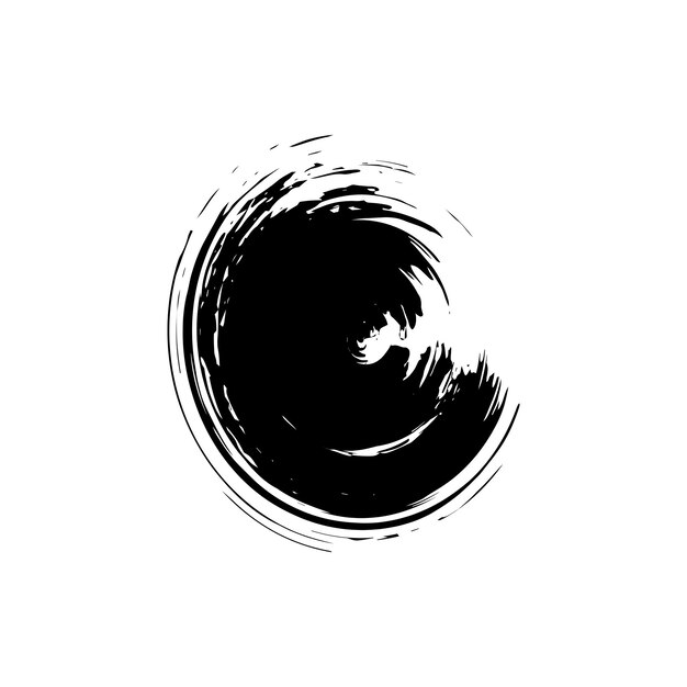 Diseño del trazo de pincel vectorial