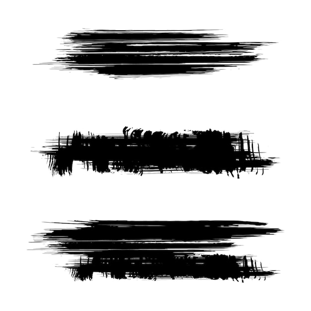 Diseño del trazo de pincel vectorial