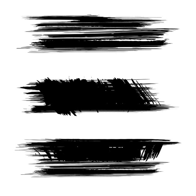 Diseño del trazo de pincel vectorial